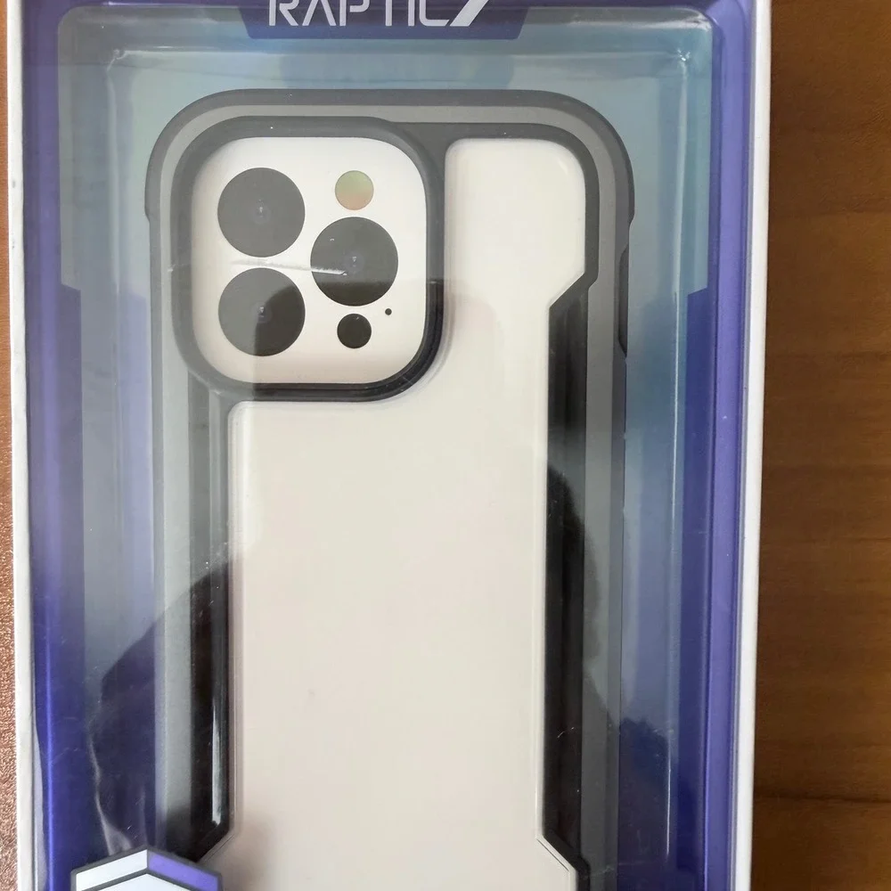 Raptic Shield iPhone 14 Pro Case Black Clear 10ft Drop Tested Military Grade NEW